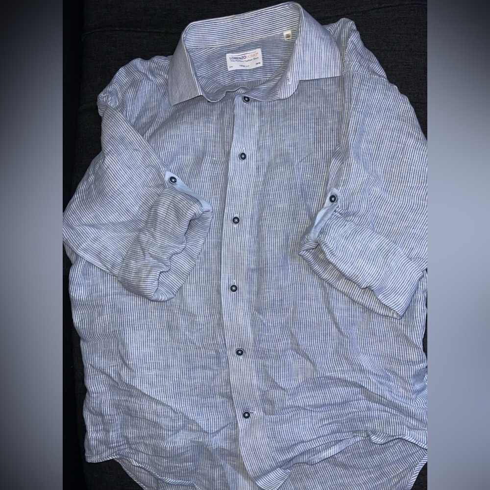 Lorenzo Uomo long sleeve button down shirt